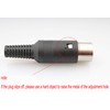 RUNCCI-YUN 16pcs DIN Male Female Soldering Connector 4-Pin for Panel