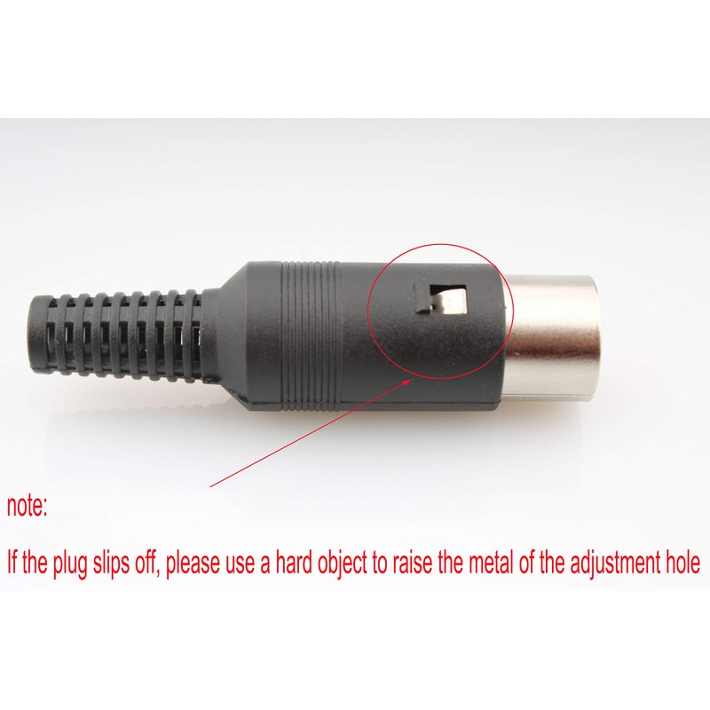 RUNCCI-YUN 16pcs DIN Male Female Soldering Connector 4-Pin for Panel