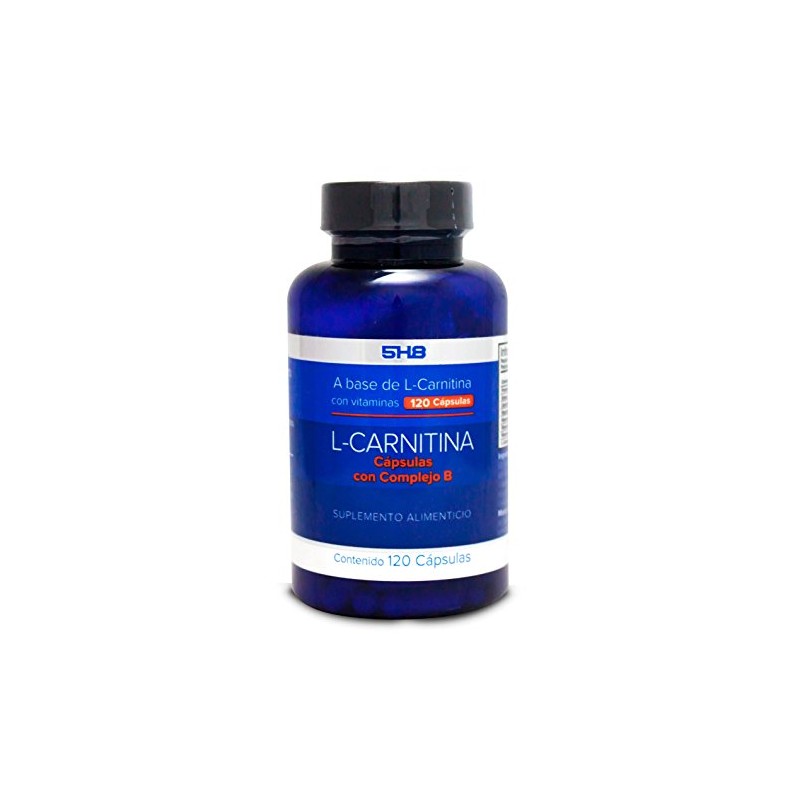 5H8 Nutrition L Carnitina Complejo B Naranja 120 caps de