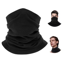 OWLMATE Balaclava Elastic Balaclava Motorcycle Neck Warmer Warm Ski Mask Men & Women for Sports & Outdoor Suitable for Skiing Skating and Running (Black), black