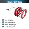 Router Lifting Base High Strength Rust Resistant Corrosion Resistant Router