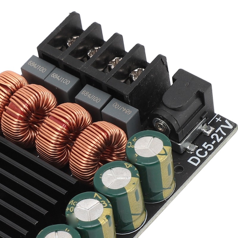 HiFi Bluetooth Power Amplifier Board Dual TPA3116D2 Chips AUX Bluetooth