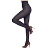 Melas Mujer opaco de microfibra Shaper Tights, Azul marino oscuro,