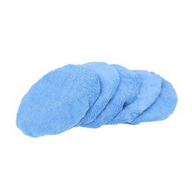 X AUTOHAUX 5pcs 7-8 Inch Microfiber Car Polishing Buffing Pad Cover