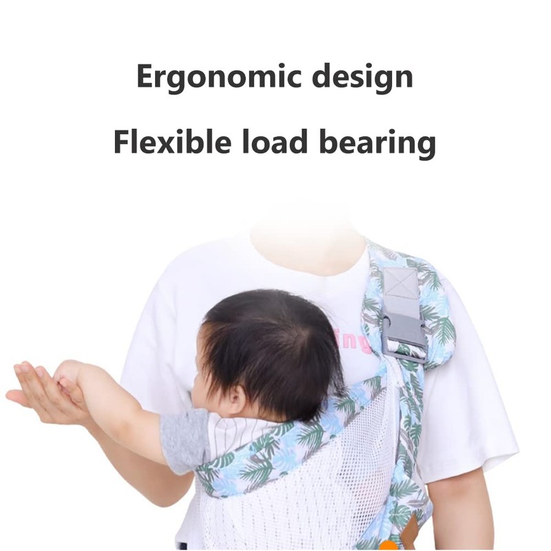 ICRPSTU Summer Breathable Baby Carrier - Adjustable 3D Mesh Baby