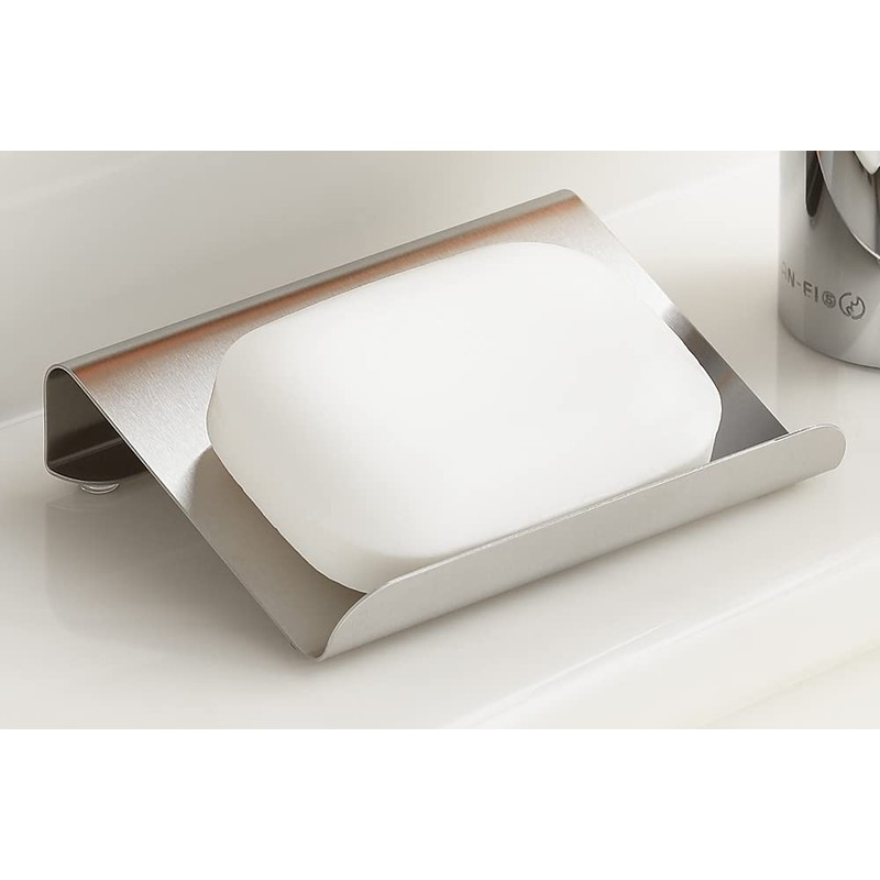 Yoshikawa 1621071 Soap Stand, Stainless Steel, Bath, Made in Japan,