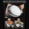 Stainless Steel Fish Steamer, Heavy Duty Oval Steamer Pot with