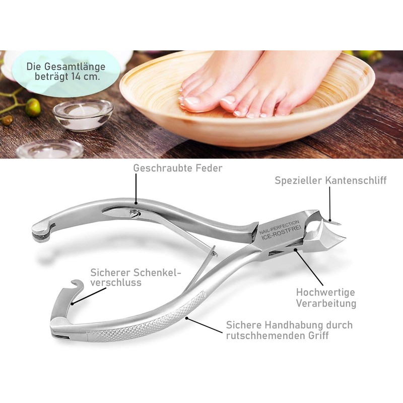 Premium Head Pliers Foot Care Head Cutter Nail Clippers Foot