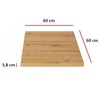 Artisan EKO Stilo Kitchen Worktop 60 cm 38 mm Oak