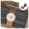 LASHVIEW Lash-Extension-Clusters 336pcs D Curl Lash Clusters Natural Look Cluster