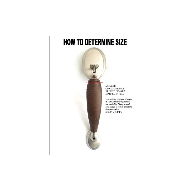 Front Door Handle Cover (Black, 2-3/4" Circumference)