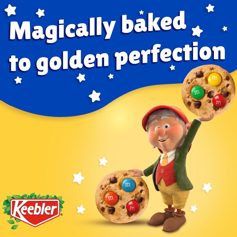 Keebler Chips Deluxe, Mini Cookies, Rainbow with M&M's Mini Chocolate