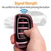 Sindeda for Hyundai Key Fob Cover with Keychain Soft Full