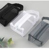 Mini Mesh Cosmetic Square Travel Pouch Bag Gray 5ea