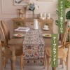 Table Runner Nordic Retro Fringe Tassel Antique Retro Bird Pattern