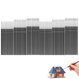 60pcs Fine Detail Paint Brushes Set, 3 Sizes #0#00#000, Miniature Liner Brushes for Acrylic Oil Watercolour Models Face Nail Art
