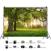 Leowefowa 5x3ft Spring Backdrop Rural Forest Trees Backdrops for Photography