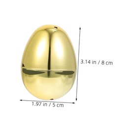 SUPVOX 15pcs Faux Chicken Eggs for Easter Decorations Decorative Open Eggs for Holiday Home Decor and DIY Crafts Versatile Easter Party Supplies