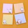 TIESOME Cute Self-Stick Note Pads, 4 Pack 320Sheets Kawaii Animal