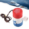 Bilge Pump, 1100GPH DC Submersible Bilge Pump Marine Boat Accessory