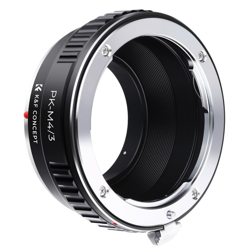 K&F Concept マウントアダプター Pentax K PKレンズ- Micro 4/3カメラ装着用 レンズマウントアダプター 無限遠実現