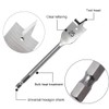 8Pcs Spade Drill Bit Set, 1/4 inch Quick Change Hex