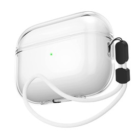 Airpods Pro 2 Case, Aircawin Clear Soft TPU Clear Case for Airpods Pro 2nd Generation Case Cover for 2022 Full Protection Transparent Shockproof Drop Protective Case with Strap for Airpods Pro 2 -