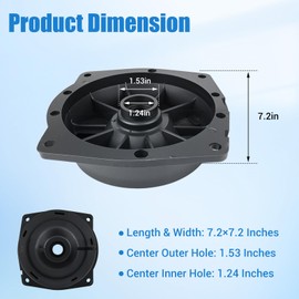 UPOW Seal Plate SPX2600E5 Compatible with Hay Ward SuperPump SP2600X Series and MaxFlo SP2800X Series, Replacement for Hay Ward Pool Filter