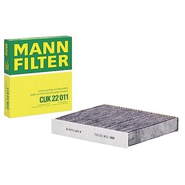 Original MANN-FILTER Interior Filter CUK 22 011 – Pollen filter with active charcoal – For passenger cars