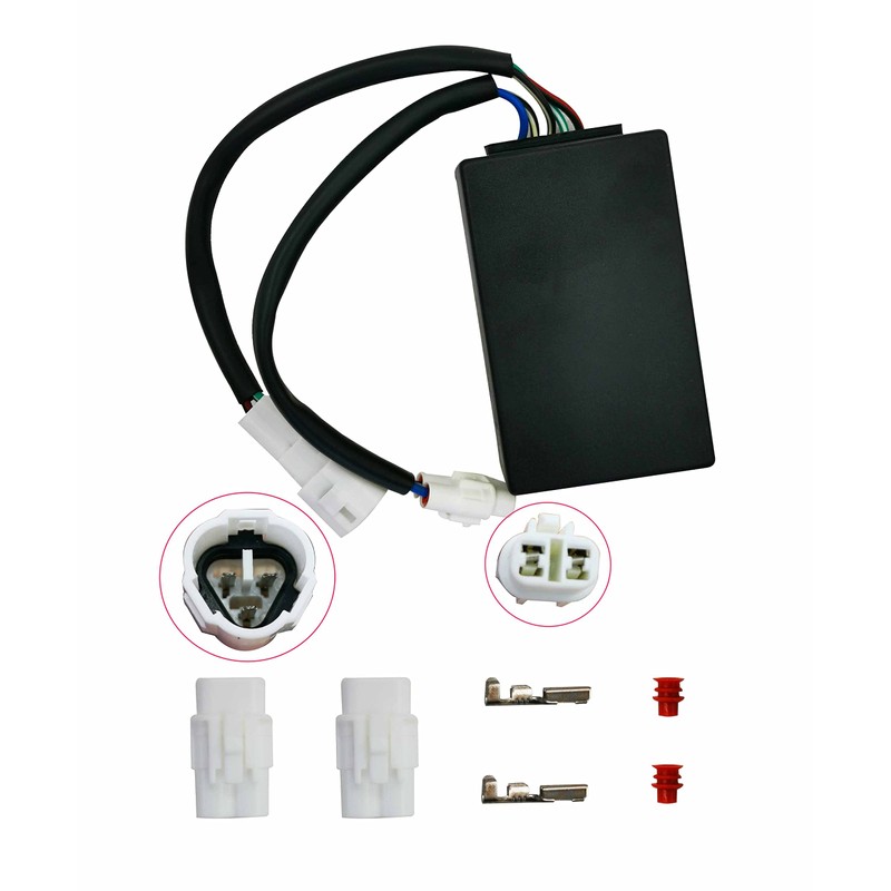 Ignition CDI Box&Ignition Coil&Starter Solenoid Relay Replacement for Kawasaki Bayou
