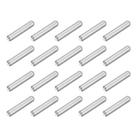sourcing map 80Pcs M2 x 10mm 304 Stainless Steel Dowel Pin, Cylindrical Shelf Support Peg Pin Parallel Pin Fastener for Mechanical Manufacturing, Industry, Furniture Installation, Silver