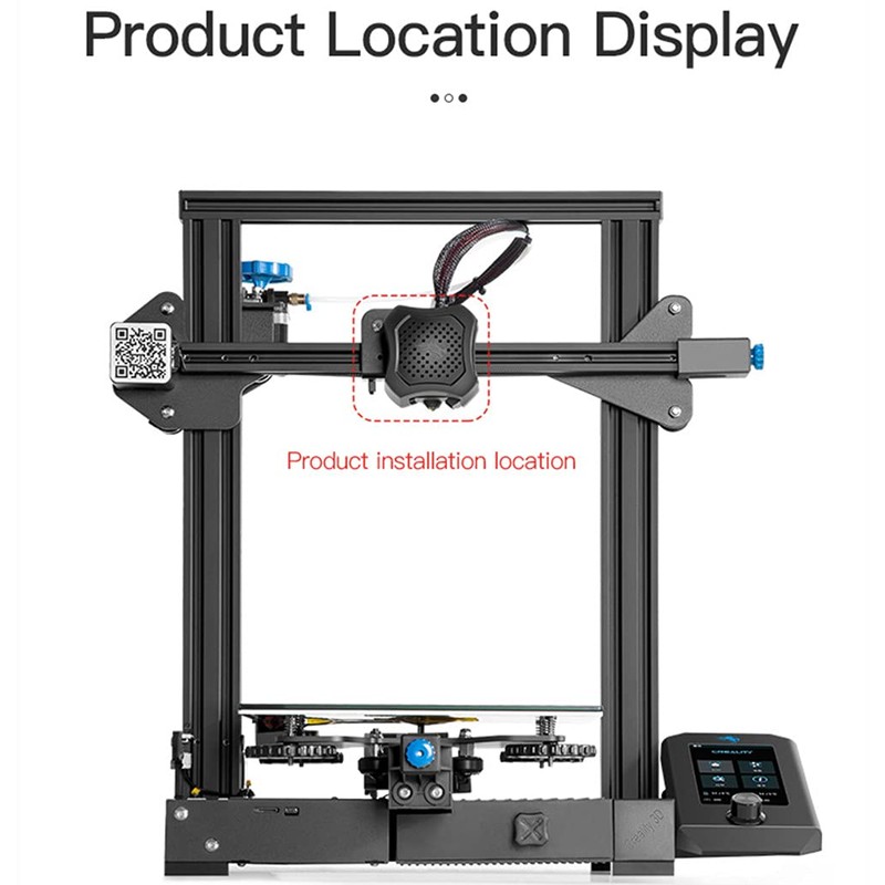 Creality Ender 3 V2 - Extrusora termoplástica (kit de accesorios