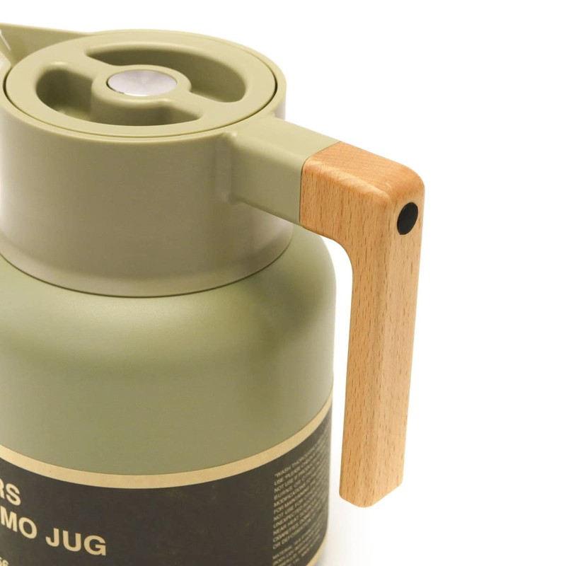 Rivers Thermo Jug Keat 1600 Thermo Jug, 1.6 L Black