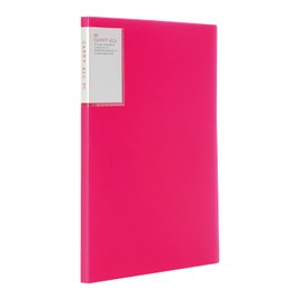 Kokuyo A4 Carry-All Clear Book, Fixed Back Pocket