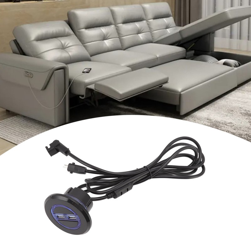 Electric Sofa Recliner Controller with 2 USB Port Electric Putter