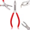 OdontoMed2011 Small Ring Closing Pliers Pvc Grip Handle (Red Grip)