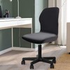 Deisy Dee Velvet Stretch Armless Office Chair Covers - Colorful