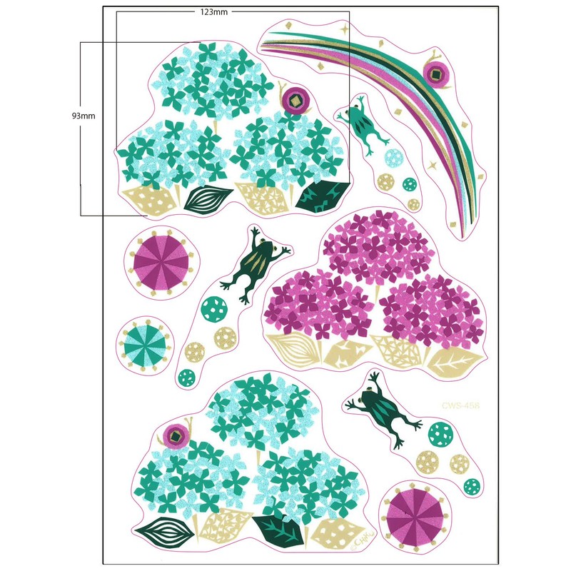 House Gida Wall Sticker Hydrangea CWS-458