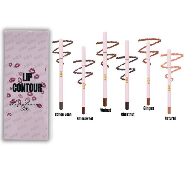 Lip Contour Lip Liner Set - Includes Coffee Bean Walnut