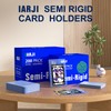 80ct Semi Rigid Card Holders, Card Sleeves for Trading, PSA,