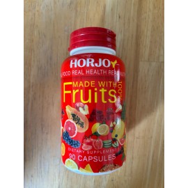 HorJoy Fruit Supplement 90 Veg Caps Natures Antioxidants, Energy Balance