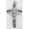GTBITALY 10.674.31 ms Cross of Saint Benedict Silver with Mosaic