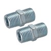 Silverline 868632 Air Line Equal Union Connector 2pk 1/4" BSPT