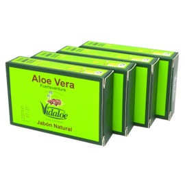 Vidaloe Aloe Vera Soap Natural 55 ml x 4 Units