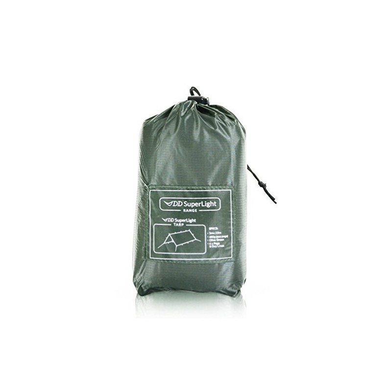 DD SuperLight Tarp Super Light Tarp, Lightweight, Compact, Ideal for