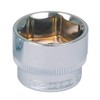 KS Tools 918.122 CHROME+ Hex Socket, 1/2-Inch, 20mm