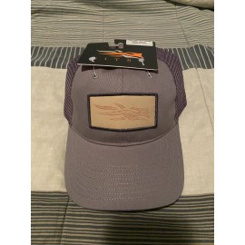 Sitka Gear NEW Sitka Gray Meshback Snapback  Topo Logo Patch Trucker Hat