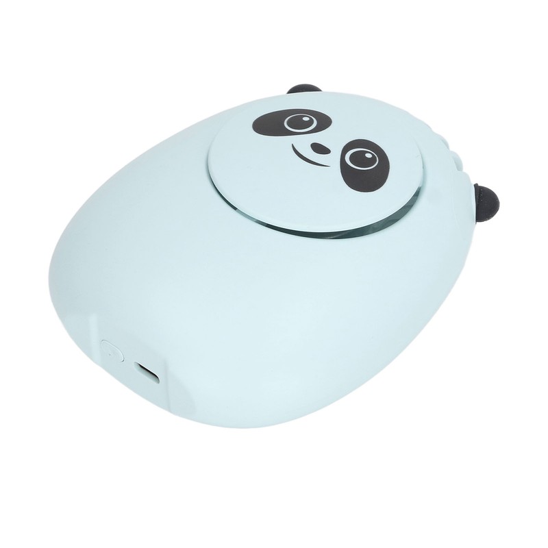 Portable Neck Fan Cute Bear 3 Speeds USB Rechargeable Quiet