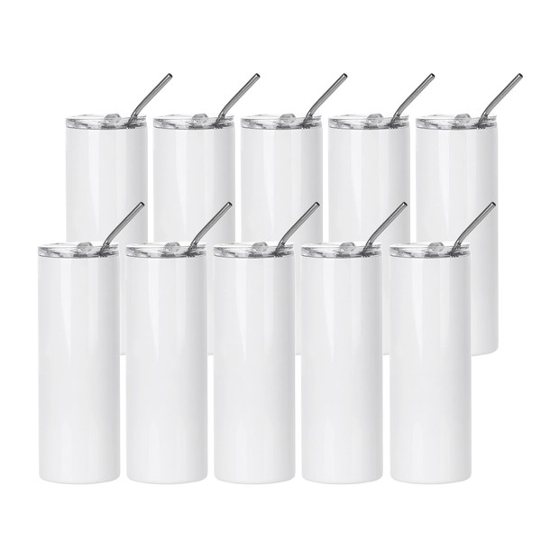 PYD Life PYD Life 10 Pack Sublimation Tumblers Bulk Blank