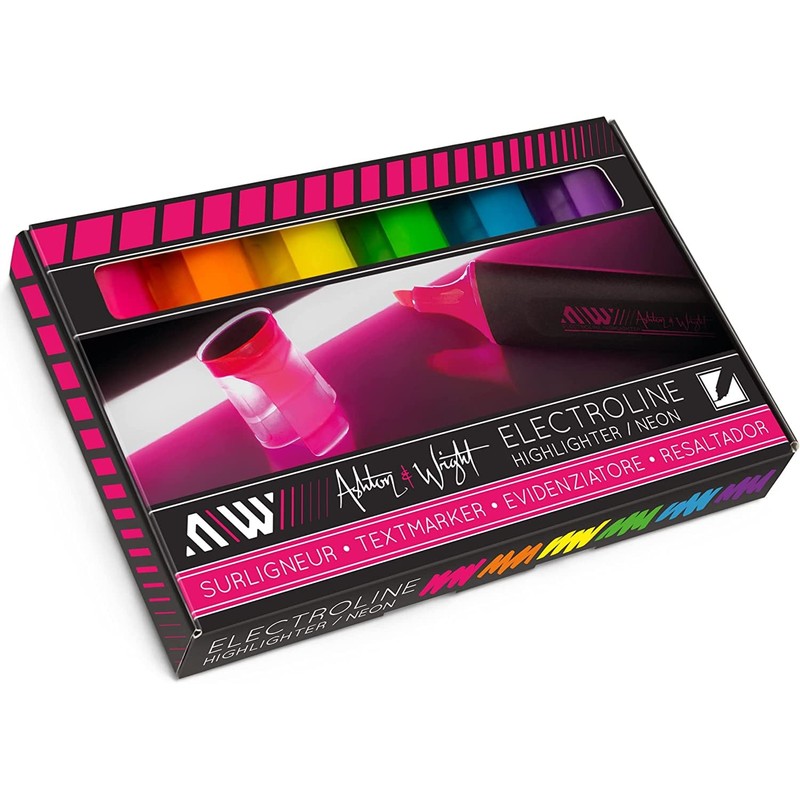 Ashton and Wright - ElectroLine Classic Highlighters - Neon 6